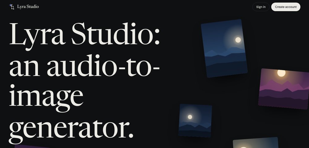 Lyra Studio homepage